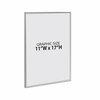 Azar Displays Self Adhesive Clear Acrylic Wall Sign Holder Frame 11'' W x 17'' H - Portrait / Vertical, 2PK 122032-2PK